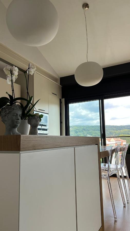 Atico De Diseno Con Terraza En El Centro De Olot Daire Dış mekan fotoğraf